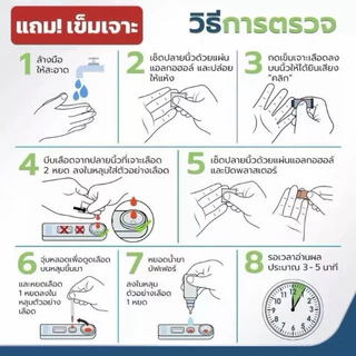ชุดตรวจคัดกรอง HIV Abbott CheckNOW ♥️พร้อมส่งจากร้านยา♥️ ตรวจโดยใช้เลือดปลายนิ้ว เพื่อวินิฉัยการติดเชื้อ HIV โรคเอดส์