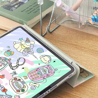 🌟Gen11เคส ipad ลายการ์ตูน รุ่นเคสแม่เหล็ก เคสไอแพด แกนY มีปกรัด สำหรับไอแพดMini6/7 Air3/4/5/6/7 Gen7/8/9/10 Pro10.5/11