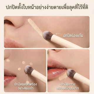 Oni Mini Multifunctional Concealer Brush, Precision Brush for Under Eyes, Blemishes แปรงคอนซีลเลอร์มินิ แปรงปกปิดใต้ตา