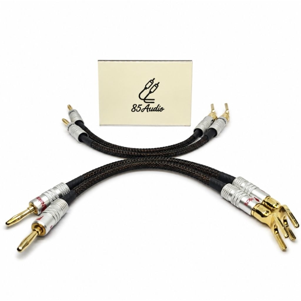 Jumper 85 Audio ( Speaker Jumper / Bi-wire Jumper ) ราคาต่อ1ชุด / 4 เส้น พร้อมใช้งาน!!