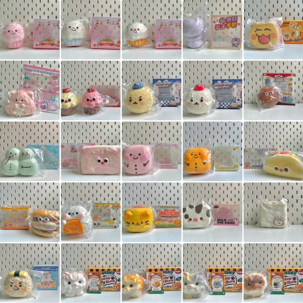 พร้อมส่ง สกุชชี่ mido/lisa/cos squishy/hachimi/chameleon/bingbing/rosey/zoey ของแท้เนื้อดีทุกชิ้น