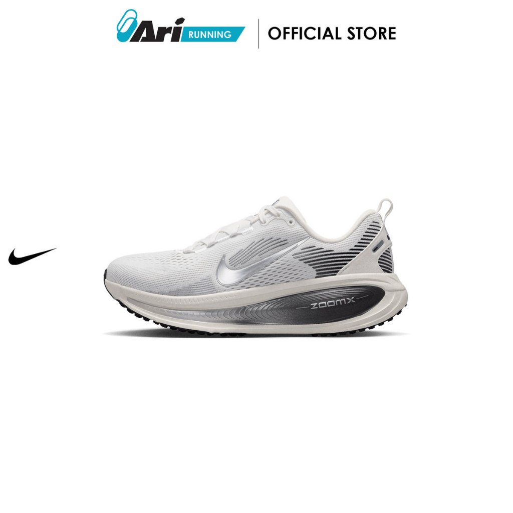 รองเท้าวิ่ง Nike Vomero 18 สำหรับผู้ชาย Maximum Cushion สีดำ/เขียว