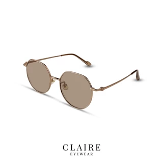 CLAIRE (แว่นสายตาสั้น) รุ่น "Mochi" แว่นกรองแสงสีฟ้า กันแดดUV ออกแดดเปลี่ยน "ชา" | Glasses