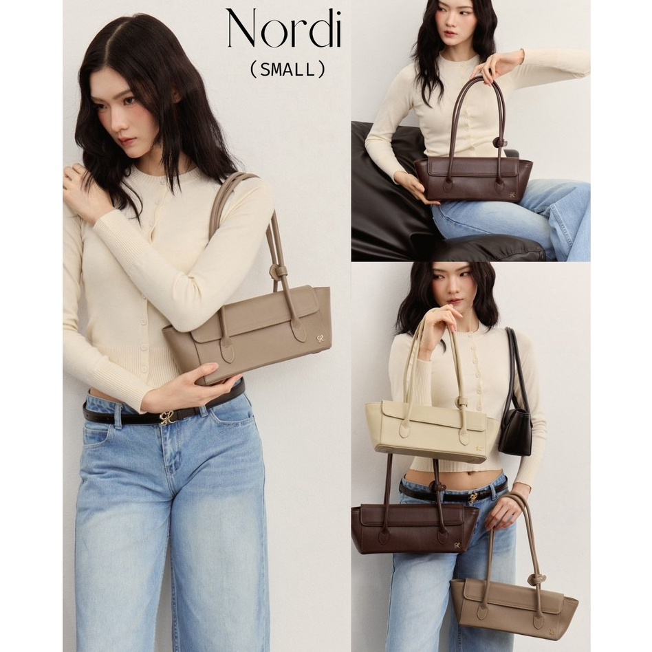 CHNiiNiN - Nordi (small) east west bag กระเป๋าสะพายหนังวัวแท้