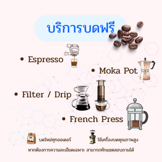 เมล็ดกาแฟคั่วอ่อน Indonesia North Sumatra Sidikalang Natural | Long Berry - BREWNEST Roaster Lab
