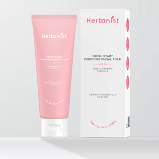 Herbanist (formerly Herbalist) Fresh Start Purifying Facial Foam เฮอบาลิสท์ โฟมทำความสะอาดผิวหน้า สูตรอ่อนโยน 100 กรัม