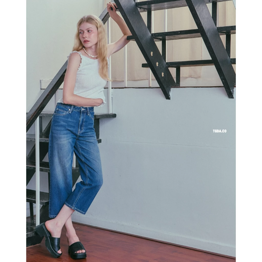 TGDA.CO - กางเกงขาห้าส่วน Body Girl รุ่น Mia Cropped Jeans (พรีออเดอร์ 7 วัน)