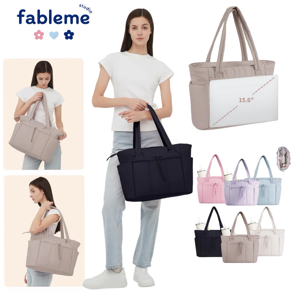 FABLEME — ROSIE TOTE BAG กระเป๋าสะพายไหล่ กันน้ำ จุเยอะ