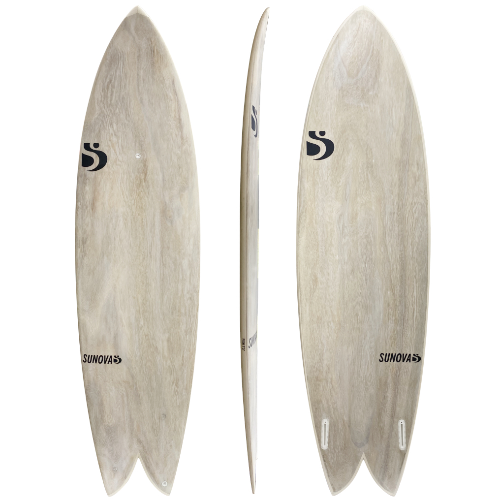 SUNOVA Fish / ParaflexTec / futures. - 2 Fin Twin