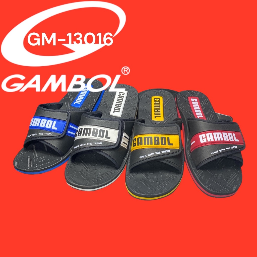 GAMBOL รุ่น GM13016 รองเท้าแตะแบบสวม ปรับขนาดได้ ไซส์ 40-44