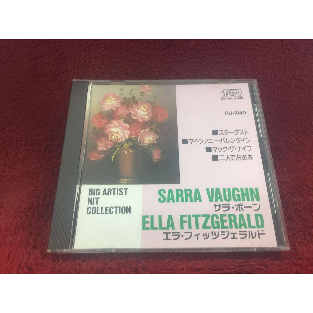 CD Sarah Vaughan & Ella Fitzgerald - Big Artist Hit Collection สภาพตามรูปปก ZA348-94