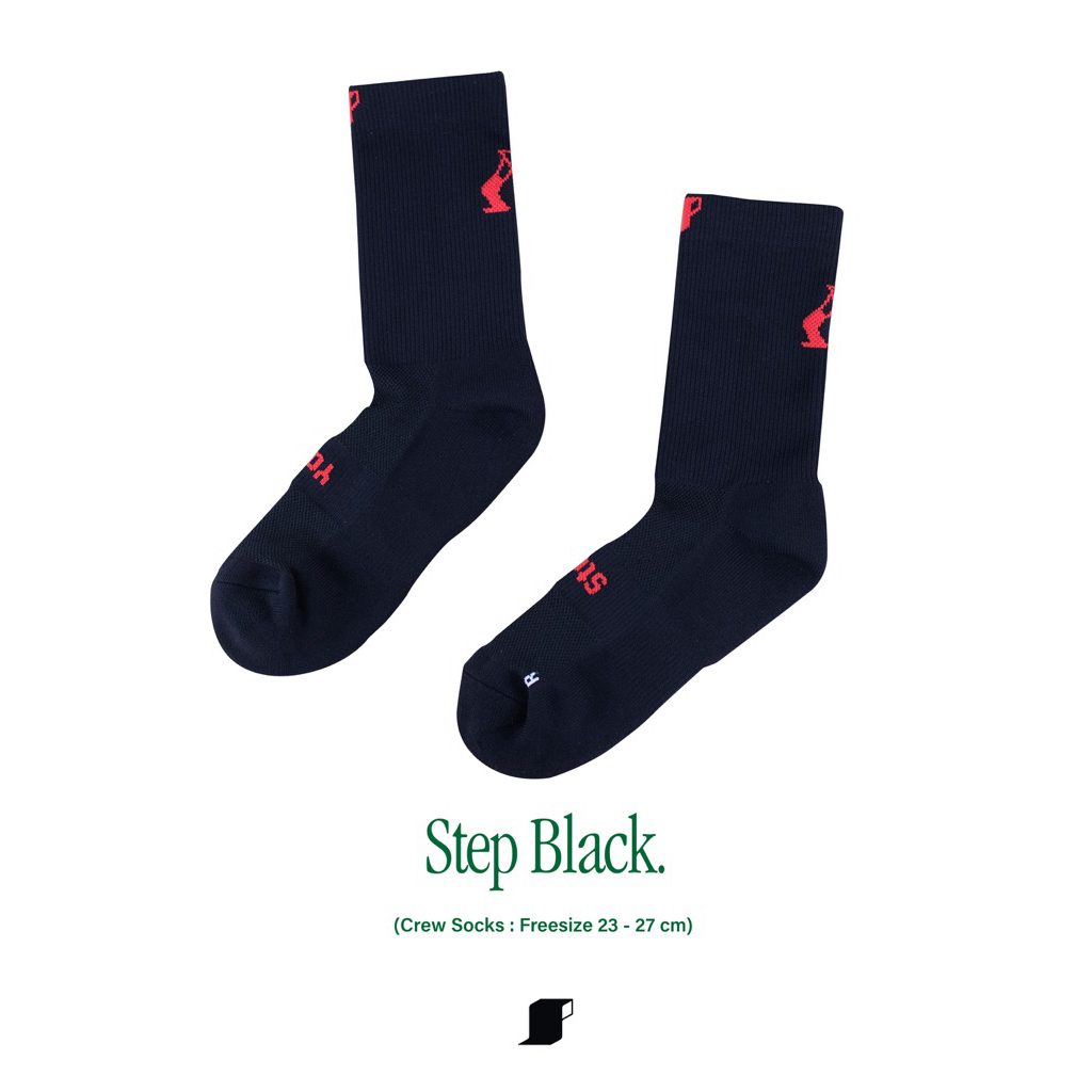 Step Blacks ⚫️🔴 | Lot 05 : Your Step. | Crew Socks