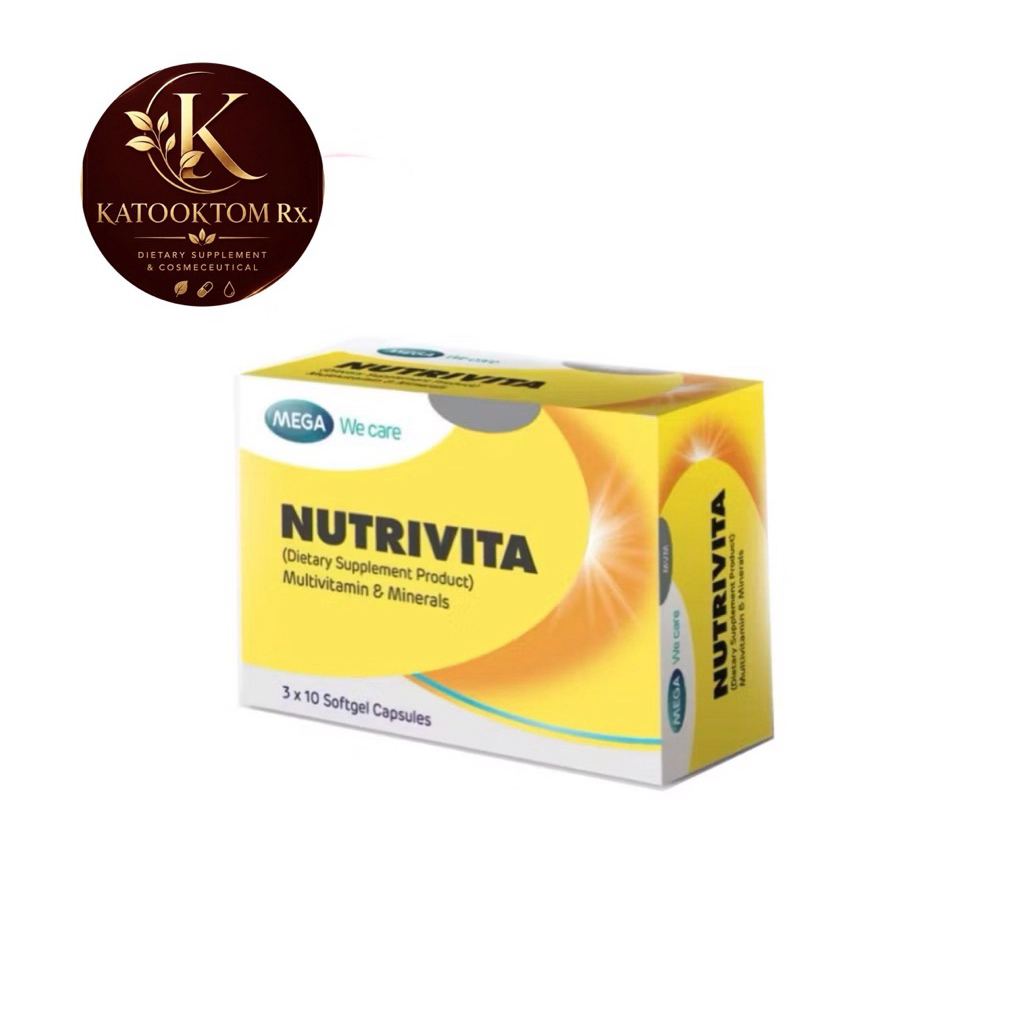 Nutrivita Mega wecare นูทริไวต้า เมก้าวีแคร์ 3x10's เม็ด