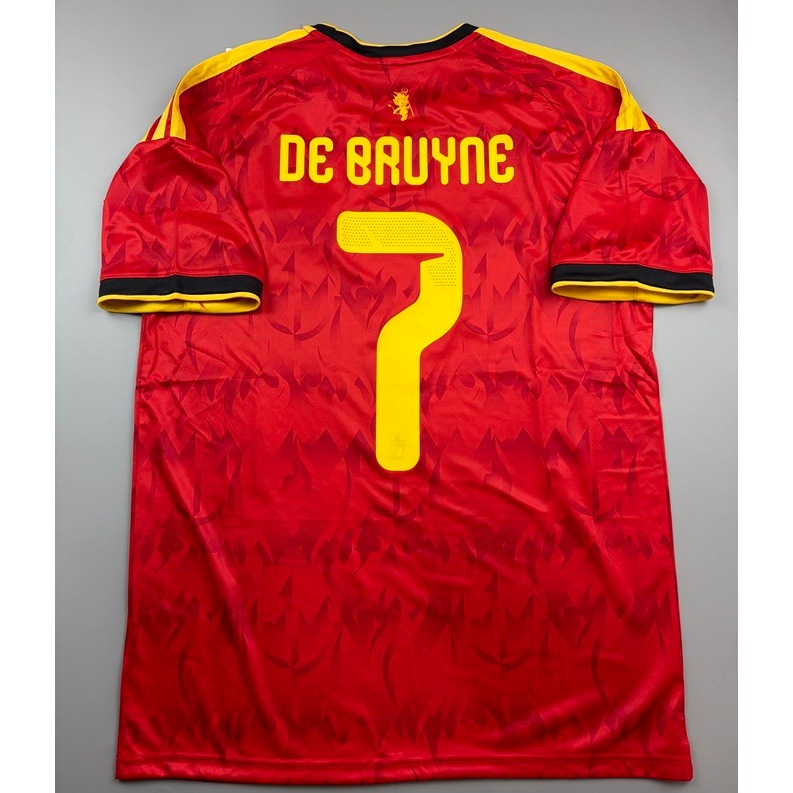sale เสื้อบอล แฟนบอล บอลโลก 2026  ทีมชาติ เบลเยี่ยม เหย้า 7 DE BRYUNE Fan Belgium Home Cecat
