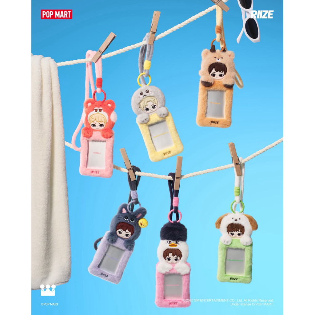 🧡ถึงไทย10ก.ย. Riize x Popmart Fluffy Club Card Holder