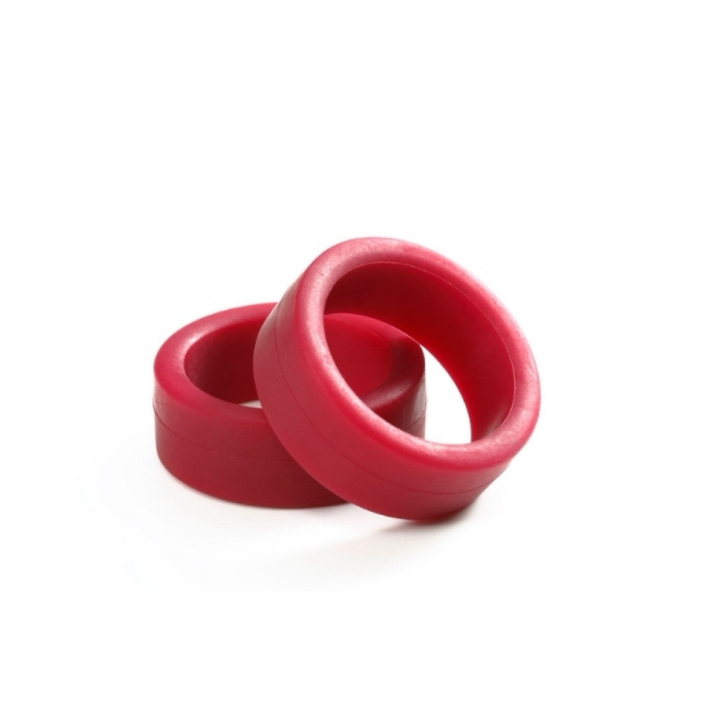 TAMIYA 95208 - Low Friction Low Profile Tire (Maroon, 2pcs.) ยางมารูน ทามิย่า
