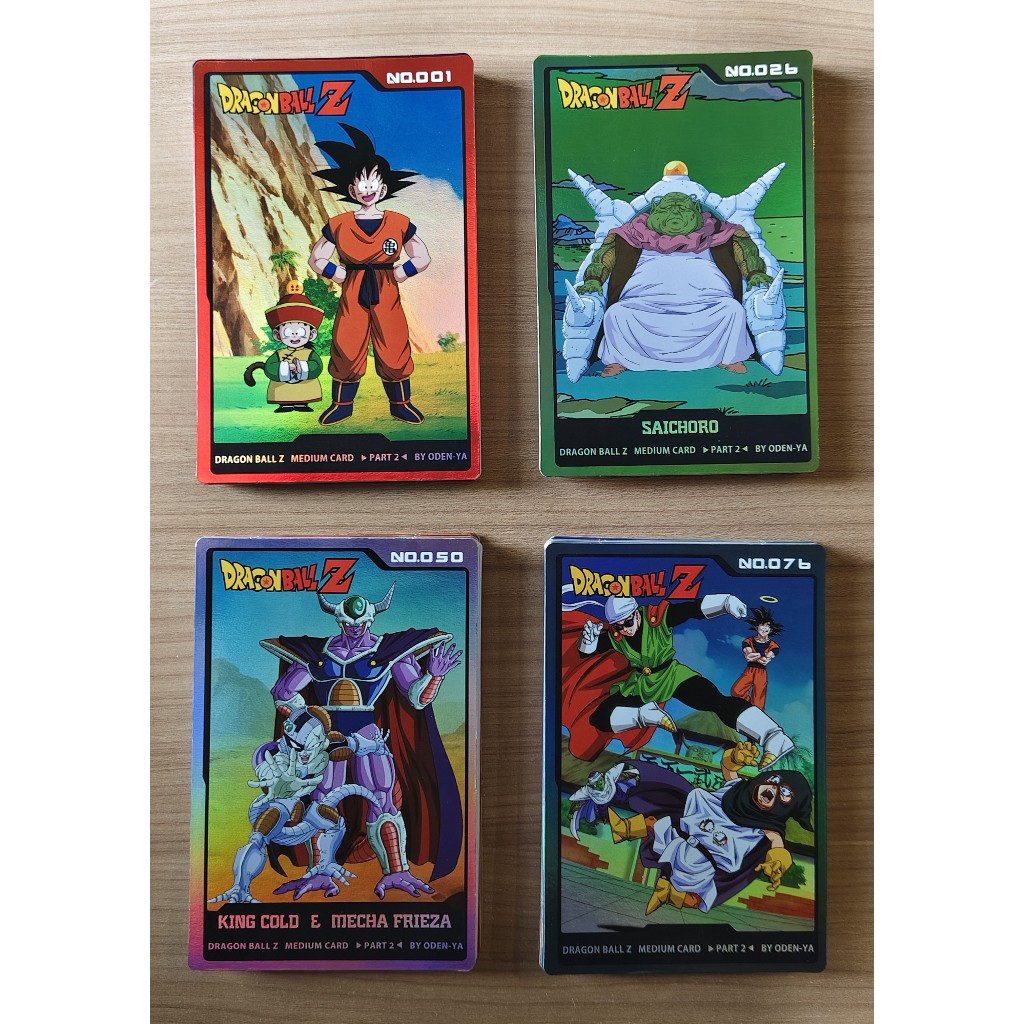 #ลายเรียบครบชุด106ใบ(การ์ด 98+VIP 8)# Dragon Ball Z Medium Card Part 2 by ODEN-YA ใส่ซองกันรอยทุกใบ