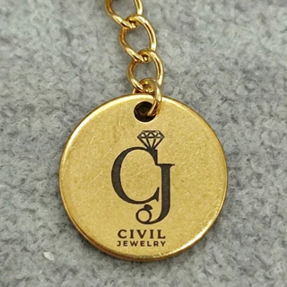 สร้อยคอ ใบโคลเวอร์ (ดอกเล็ก) 9มิล CIVIL JEWELRY (พร้อมส่งในไทย)