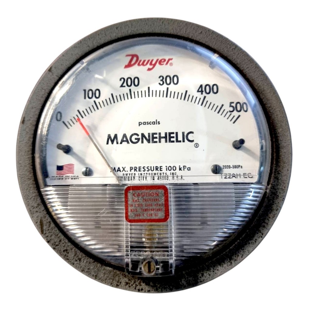 Dwyer Magnehelic Series 2000 0-500 Pa Differential Pressure Gauge เกจวัดแรงดันลม มือสอง