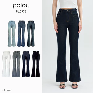 [Best Seller] Paloy - PL5973 กางเกงยีนส์ขาม้าโพนี่เล็ก ผ้ายืดใส่สบาย