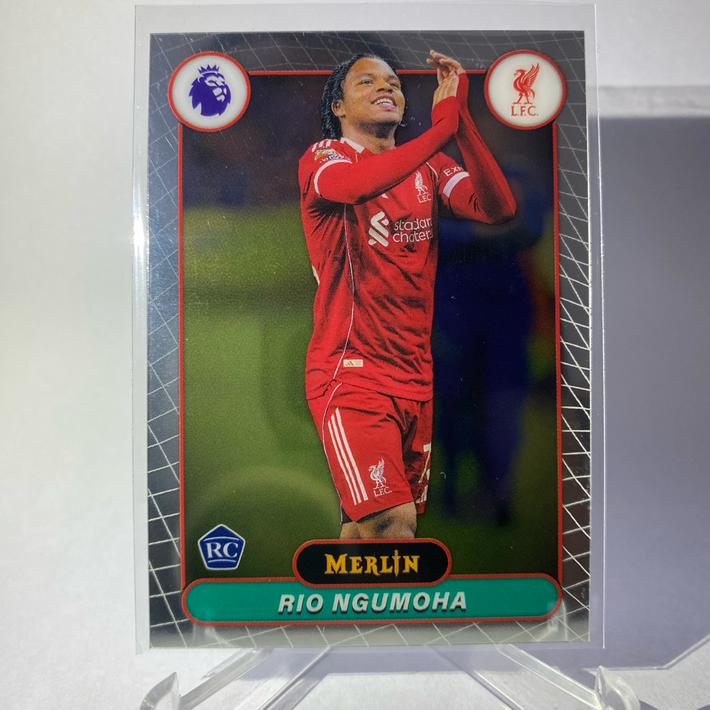 การ์ดนักฟุตบอล RIO NGUMOHA, RC, LIVERPOOL, TOPPS MERLIN 2026, No.111