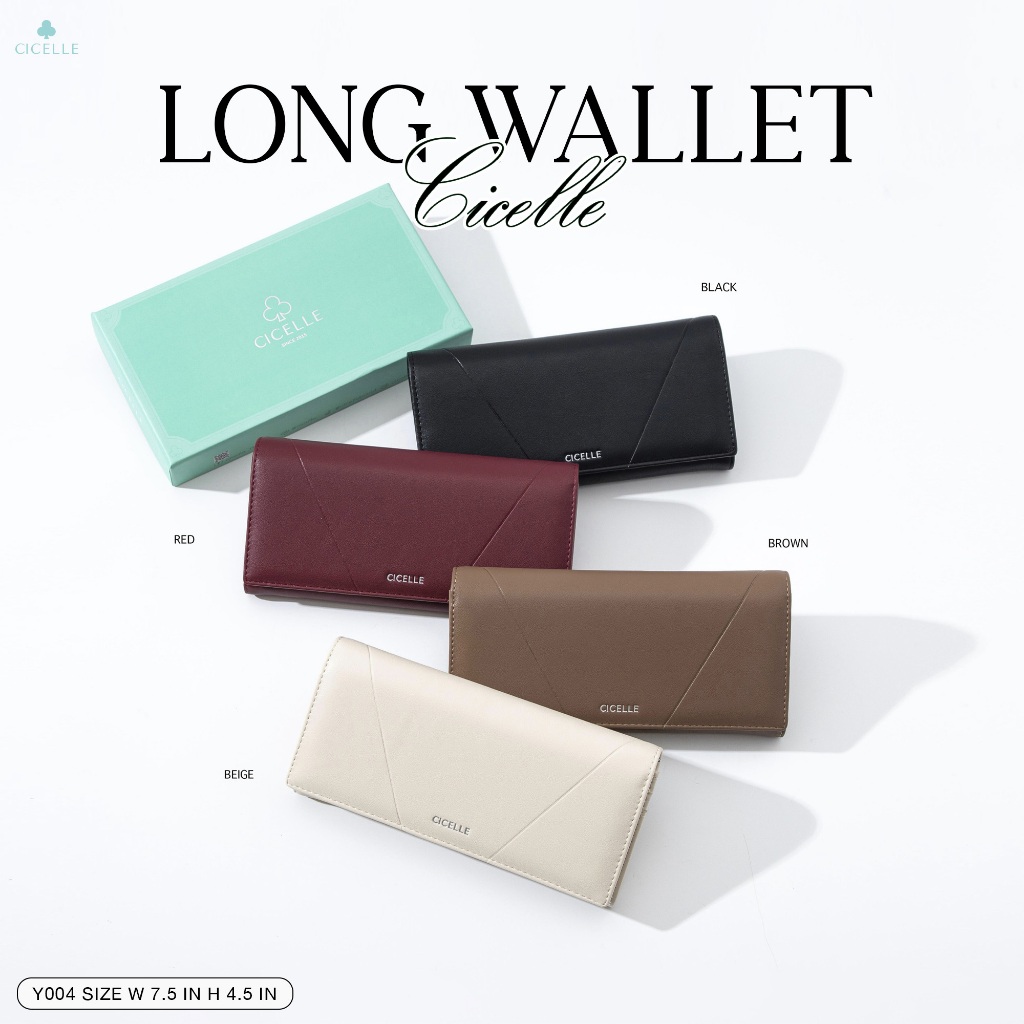 CICELLE (ซี-เซล) รุ่น Y004Long Wallet CICELLE ✨❤️