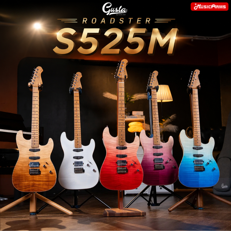 Gusta Roadster S525M กีต้าร์ไฟฟ้า Electric Guitar รับประกันศูนย์ Music Arms