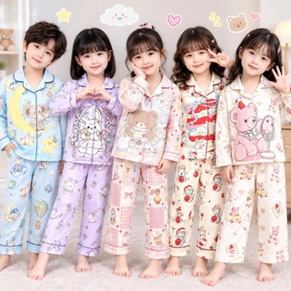 MC187 ชุดนอนเด็ก ลายสัตว์การ์ตูน งานสวย สีชัด ชุดนอนเด็ก ผ้านิ่มไม่ระคายผิว