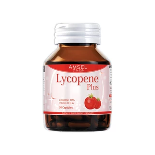 [1 แถม 1] Amsel Lycopene Plus แอมเซล ไลโคปีน พลัส สารสกัดจากมะเขือเทศ (30 แคปซูล)