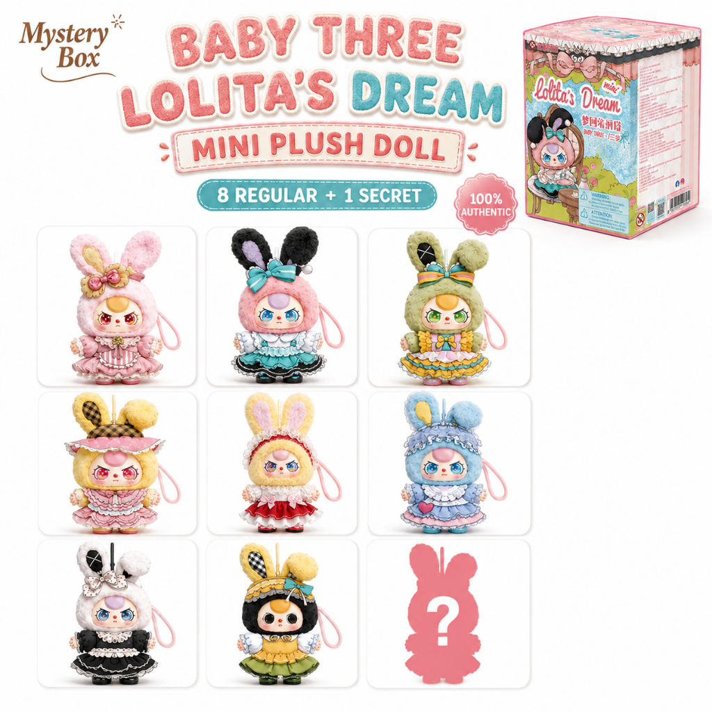 Lolita's Dream 100% blindbox ตุ๊กตา อาร์ตทอย ตุ๊กตาน่ารัก ของขวัญเด็กผู้หญิง