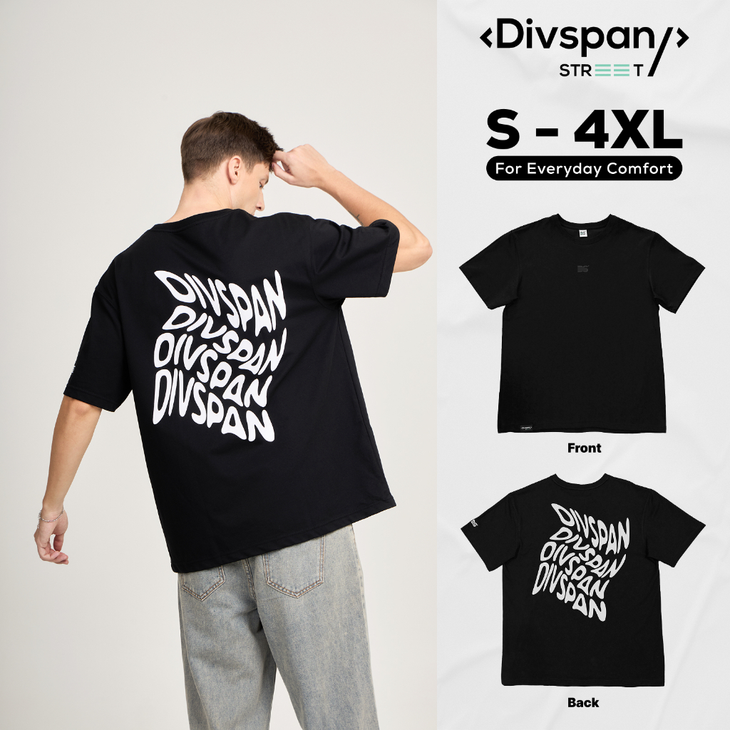 Divspan – เสื้อยืด สตรีทมินิมอลดำ ชาย/หญิง S - 4XL รุ่น Dev Null