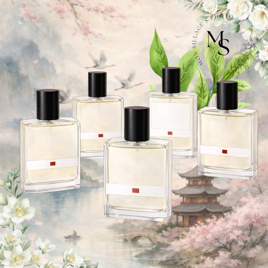 น้ำหอมผู้ชายและผู้หญิง J-Scent On A Cloud, Hanamizake, Yawahada, Hanamachi, Paper soap, Hydrangea, K