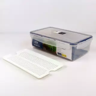 SUPER LOCK กล่องอาหาร 3000 มล. 6814-2 Pack 1GET1 สีขาว