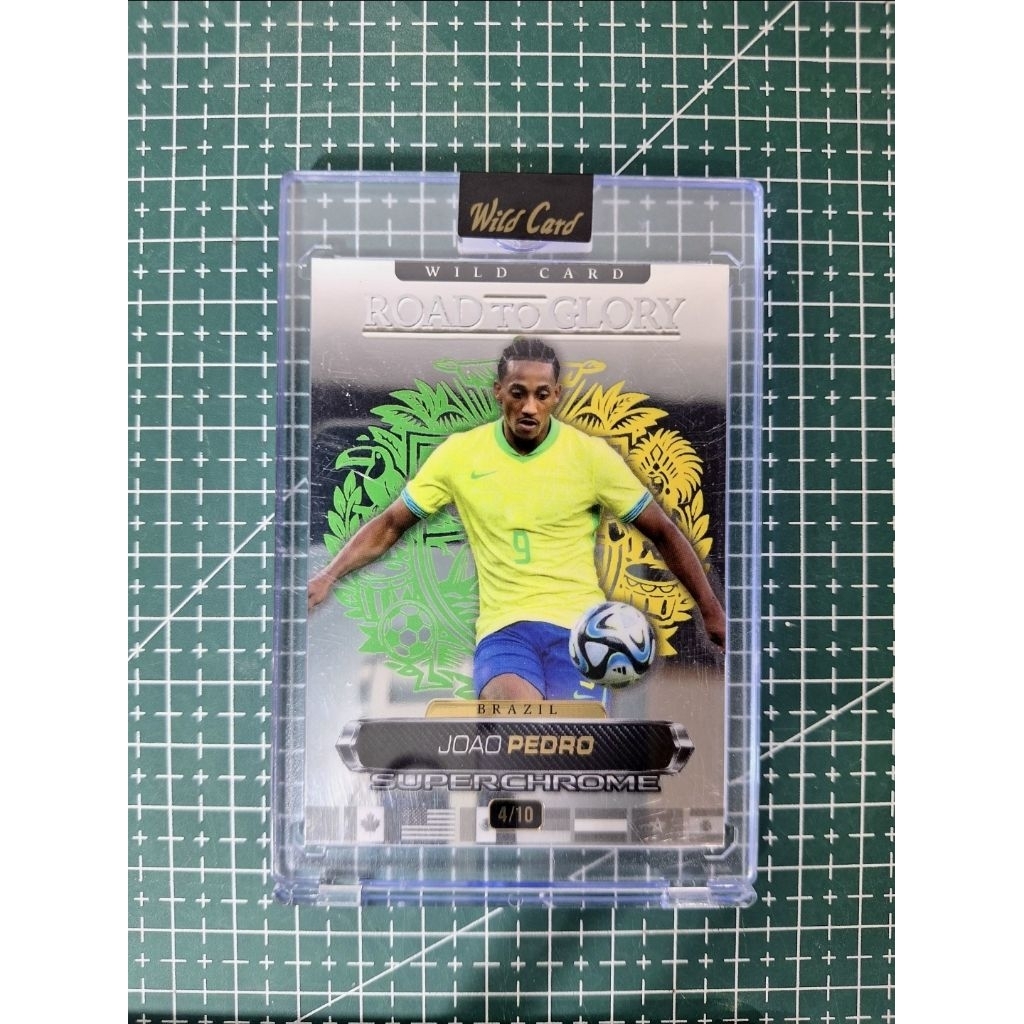Joao Pedro 2026 Wild Card Superchrome Soccer RTG #d/10 Brazil