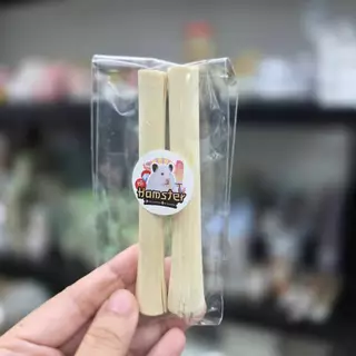 [HiHamster]ไม้แอปเปิ้ล ไผ่หวานที่ลับฟัน ลับฟันสำหรับสัตว์เลี้ยง แฮมสเตอร์