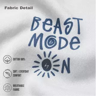 WhiteSand T-Shirt | เสื้อยืดแขนสั้น ลาย Beast Mode