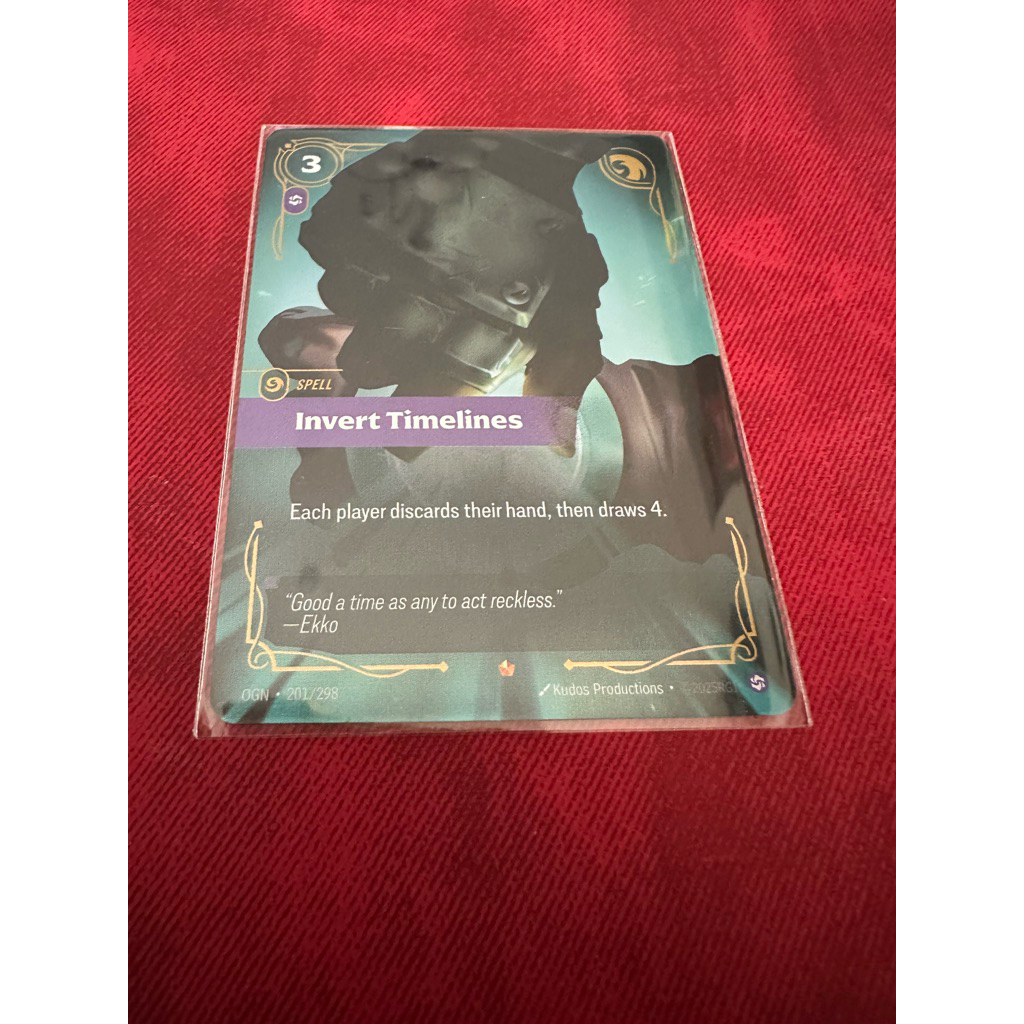 Invert Timelines TCG League of Legends Card Game ระดับ Epic ชุด Origins