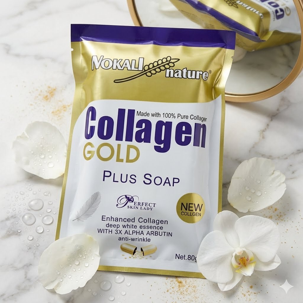 Wokali Natural Collagen Gold Plus Soap 80g