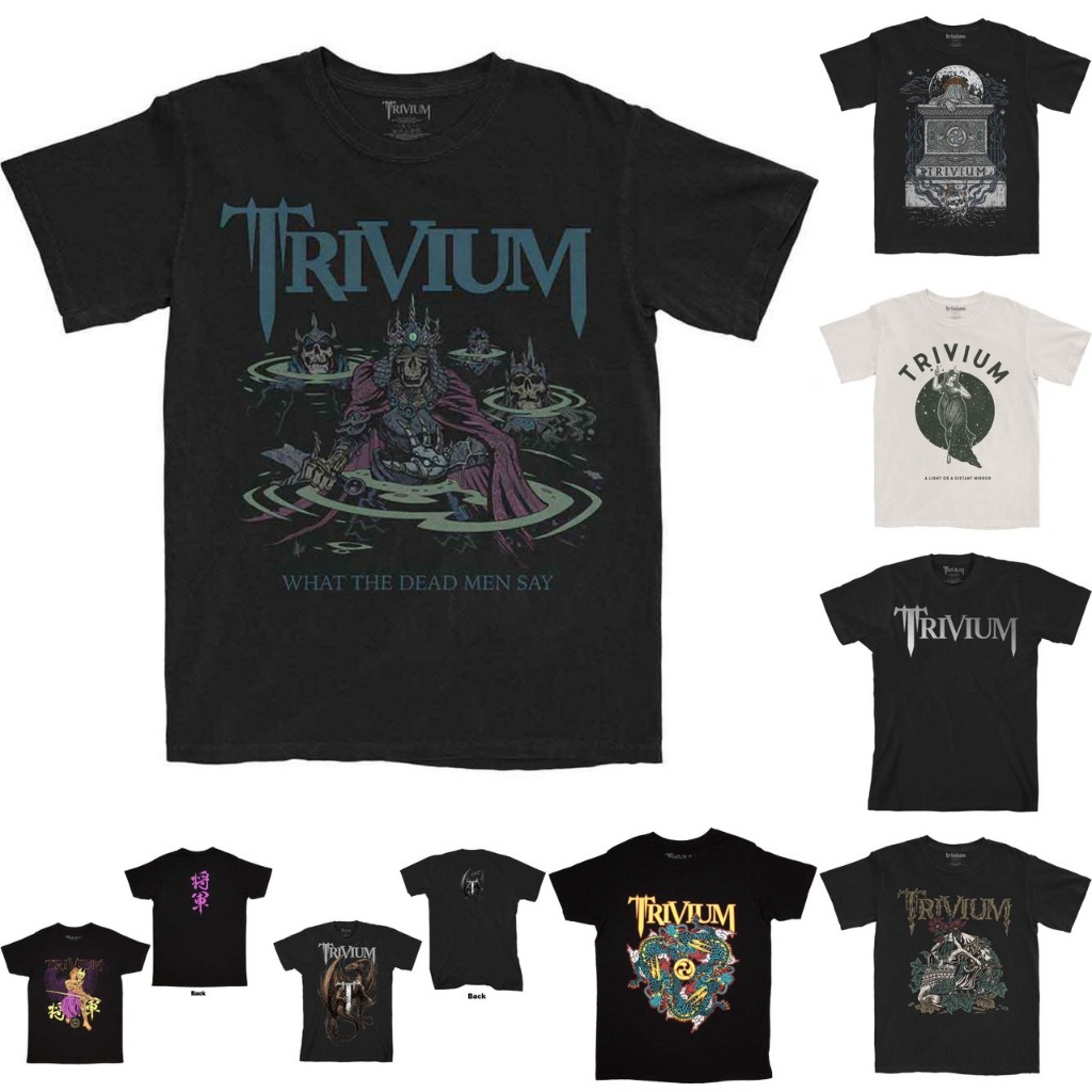 🇬🇧PREORDER เสื้อวง Trivium T-SHIRT ลิขสิทธิ์ของแท้ UK 🤘🔥