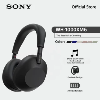 Sony หูฟัง Headphones รุ่น WH-1000XM6 | Wireless Noise Canceling Headphones | Bluetooth® 5.3 | High-Resolution Audio Wir