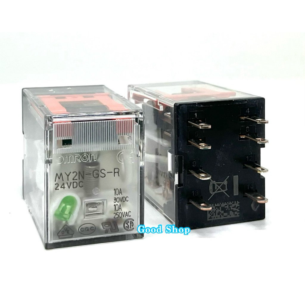 รีเลย์ MY2N MY2N-GS-R 24VDC Relay 10A 30VDC 10A 250VAC พร้อมส่ง