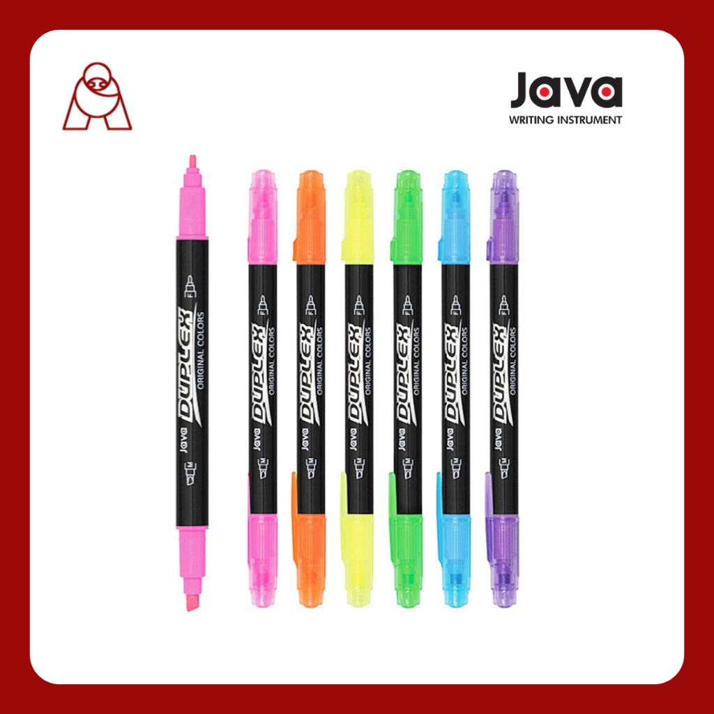 Javapen ปากกาเน้นข้อความ รุ่น Duplex Original แบบ 2 หัว