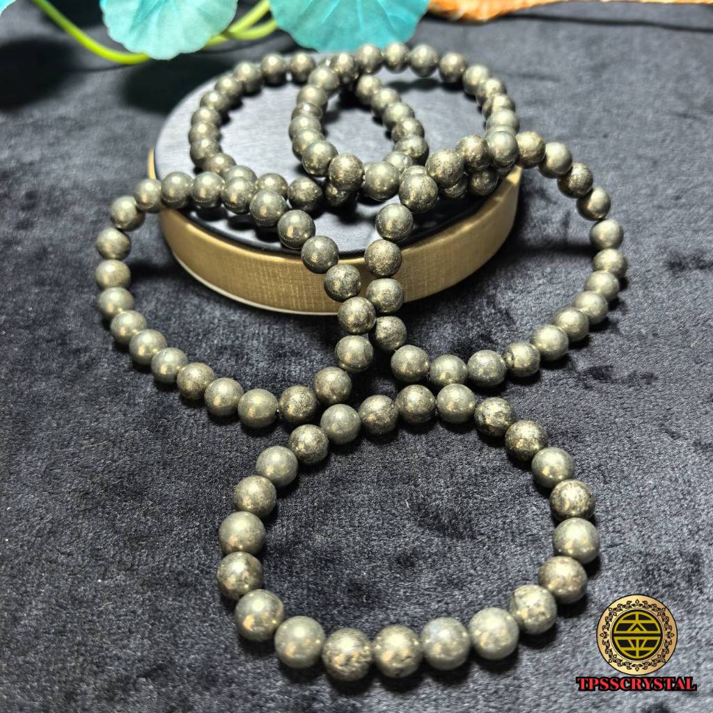 🌿ข้อมือไพไรต์ (Pyrite)🌿