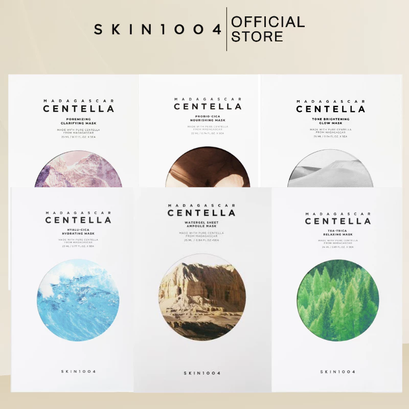 SKIN1004 | Madagascar Centella Sheet Mask [ 1 Box : 5 pcs.] Series