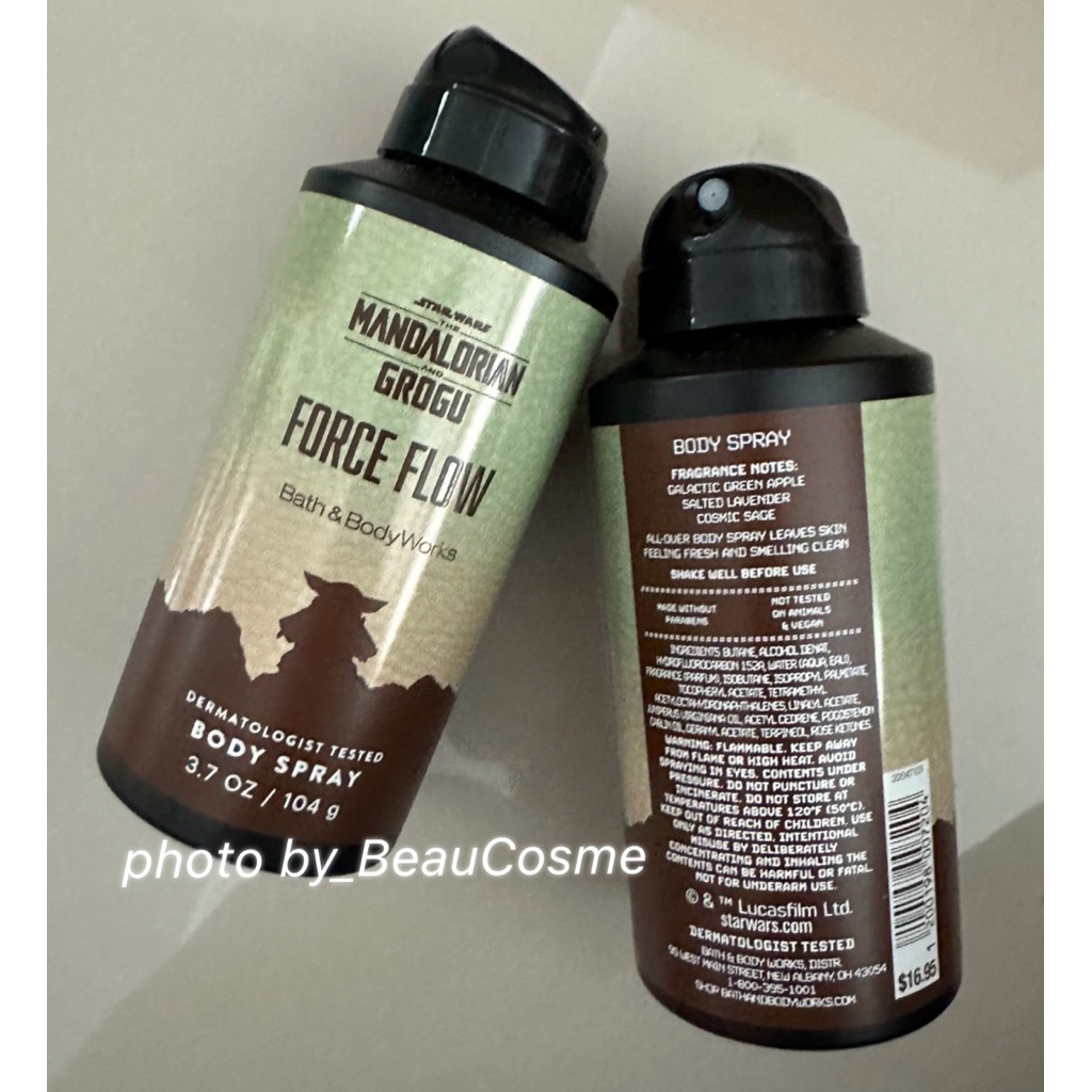 Bath&BodyWorks The Mandalorian and Grogu Force Flow (StarWar) BodySpay บอดี้สเปรย์ 104 g