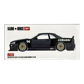KAIDO HOUSE x MINI GT | Nissan Skyline GT-R (R34) Kaido Works GReddy V2 222