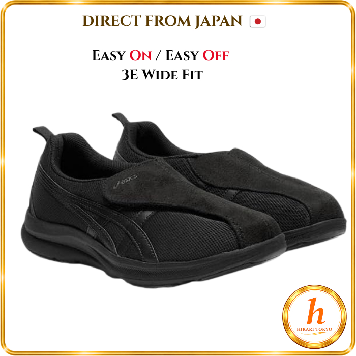 ASICS WELLNESSWALKER LifeWalker Women 3E Black รองเท้าผู้หญิง เดินสบาย Japan