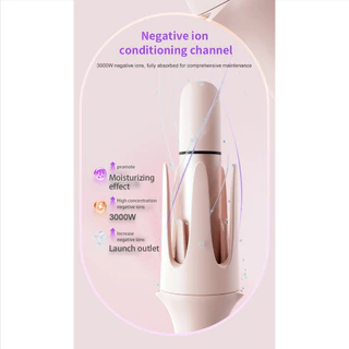 เครื่องม้วนผมอัตโนมัติ แกนม้วนผมขนาด 40 มม/32 มม/25 มม. รุ่น ปรับได้ 3 ระดับ มีฉนวนกันความร้อน แกนหมุนได้ 360 อง