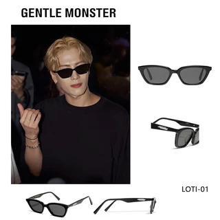 (จัดส่งจากกรุงเทพ)แว่นกันแดดGentle Monster EVEW MUSEE สไตล์เดียวกันสำหรับผู้ชายและผู้หญิง สีดำLILIT ROCOCO