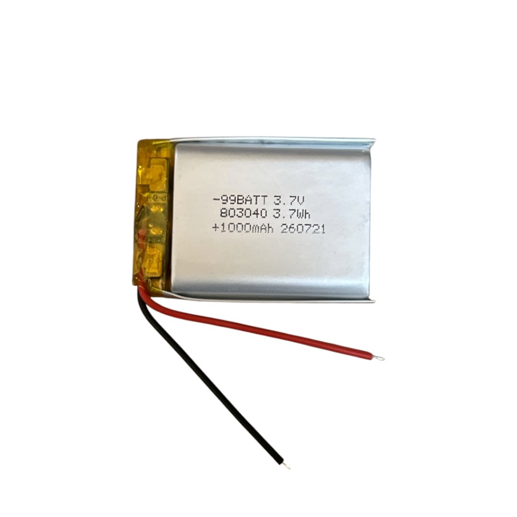 803040 1000mAh แบตเตอรี่ แบตกล้อง ลำโพงบลูทูธ เครื่องปริ้นส์ GPS ไฟฉาย อุปกรณ์ diy